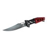 Canivete Stainless Steel Knife Red aberto