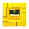 Cinzeiro de Porcelana Quadrado Cohiba aamrelo
