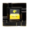 Cinzeiro de Porcelana Quadrado Cohiba preto