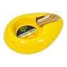 Cinzeiro de Porcelana Redondo Cohiba amarelo