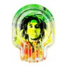 Cinzeiro de Vidro Bob Marley de frente tabacaria da mata 