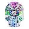Cinzeiro de Vidro Universo Psicodélico Rick and Morty de frente tabacaria da mata 