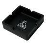 Cinzeiro de Silicone Squadafum Quadrado preto