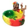 Cinzeiro de Resina Reggae Smoke Island de lado