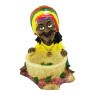 Cinzeiro de Resina Jamaica Reggae de frente