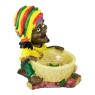 Cinzeiro de Resina Jamaica Reggae  de lado