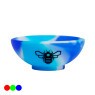 Cuia de Silicone Pequena Cultura Dab azul branco