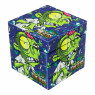 Plástico Cubo Mágico Zumbi 4 Partes azul