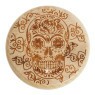 Dichavador de Madeira Skull de frente