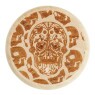 Dichavador de Madeira Skull de frente