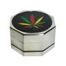 Dichavador de Metal Octagonal Cannabis