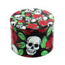 Dichavador de Metal 4 Partes Skull & Roses