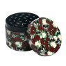 Dichavador de Metal 4 Partes Skull Flowers