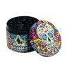 Dichavador de Metal 4 Partes Vitral Skull