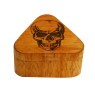 Dichavador Triangular Wood Burning Caveira