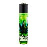  Isqueiro Clipper Graff Weed  de frente tabacaria da mata 