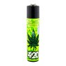  Isqueiro Clipper Graff Weed  de frente tabacaria da mata 