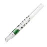 Piteira de Vidro Hippie Bong C/ Bocal 5 mm de lado