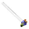 Piteira de Vidro Hippie Bong Cachorro 6mm de lado tabacaria da mata