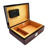 Caixa de Madeira Umidora Hit Para Charutos de lado aberta