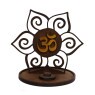 Incensário Wood Burning Flor OM