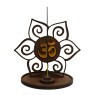 Incensário Wood Burning Flor OM