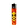 Isqueiro Clipper Skull Edição laranja