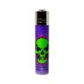 Isqueiro Clipper Skull Edição roxo