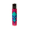 Isqueiro Clipper Skull Edição rosa