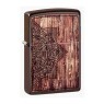 Zippo Wood Mandala Design