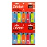 Cartela de Isqueiro Cricket Grande Neon 