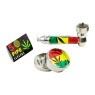 Kit Pipe Metálico C/ Case e Acessórios de lado tabacaria da mata