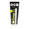 Cones OCB Premium Slim Pré-Enrolados de frente na embalagem