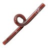 Piteira de Vidro Hippie Bong Weirdon Looping 5mm Vermelho