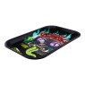 Bandeja de Metal Tray Black Monster de lado tabacaria da mata