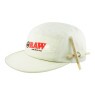 Boné Raw Five Panel Bege de Lado tabacaria da mata 