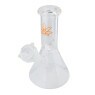 Bong de Vidro Sadhu Triangular 15cm de frente TABACARIA DA MATA