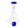 Bong de Vidro Sadhu Triangular 15cm DE FRENTE TABACARIA DA MATA