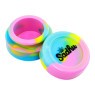 Slick De Silicone Sadhu 5ml Tie Dye aberto de lado