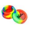 Slick De Silicone Sadhu 5ml Tie Dye aberto de lado