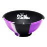 Caixa de Cuia de Silicone Sadhu Preto-Roxo 