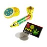 Kit de Pipe de Metal Com Acessórios, acessoriós tabacaria da mata