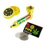 Kit de Pipe de Metal Com Acessórios, acessoriós tabacaria da mata