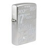 Isqueiro Zippo Bond Bt 007 Gun Logo 48735 de lado