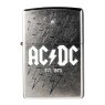 Isqueiro Zippo AC/DC Logo Street Chrome 48641 de frente