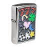 Isqueiro Zippo All Luck Design 48682 de lado