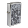 Isqueiro Zippo Barbarian Design 48731 de lado