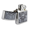 Isqueiro Zippo Barbarian Design 48731 aberto