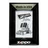 Caixa aberta Isqueiro Zippo Car AD Design