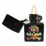 Isqueiro Zippo 49187 Colorful Skull Design aberto